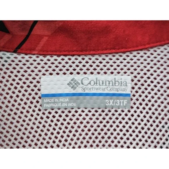 Columbia PFG Fishing Shirt Holiday Trollers Best Christmas Size 3X Big &‎ Tall - Picture 2 of 6